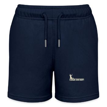 Come On Ref! Fußball Leidenschaft Fan - Kinder Organic Joggingshorts Mini Bolter von Stanley/Stella - Navy - Vorne