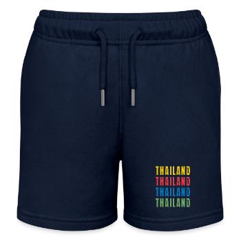 Thaïlande Thaïlande Thaïlande Thaïlande - Short de jogging enfant bio Stanley/Stella - bleu marine - Devant