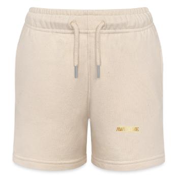 Legendary since 1975 Vintage - Kids Organic Sweat Shorts by Stanley/Stella - soft Ecru - Front