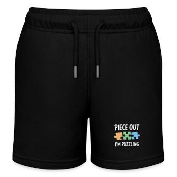 Nur noch ein Teil, ich verspreche ein lustiges Puzzle - Kinder Organic Joggingshorts Mini Bolter von Stanley/Stella - Navy - Vorne