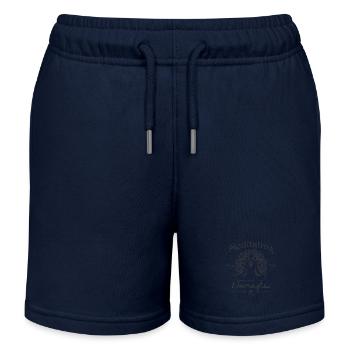 Meditieren seit 1958 - Namaste - Kinder Organic Joggingshorts Mini Bolter von Stanley/Stella - Navy - Vorne