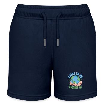 There is no Planet B - Kids Organic Sweat Shorts by Stanley/Stella - navy - Front