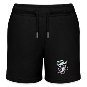 Guidé par la lumière intérieure Inspirant - Short de jogging enfant bio Stanley/Stella - bleu marine - Devant