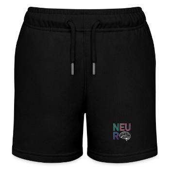 Conception neurocérébrale pour les passionnés de science - Short de jogging enfant bio Stanley/Stella - bleu marine - Devant