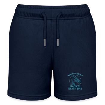 We're Not Calling It Magical Death Spit Dragon - Kids Organic Sweat Shorts by Stanley/Stella - navy - Front