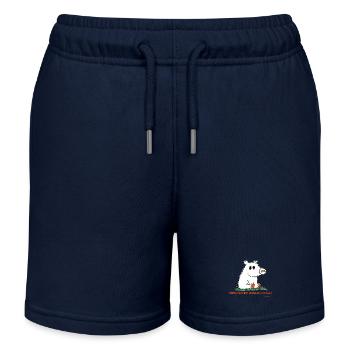 Egg legend Wollmilchsau - Kids Organic Sweat Shorts by Stanley/Stella - navy - Front