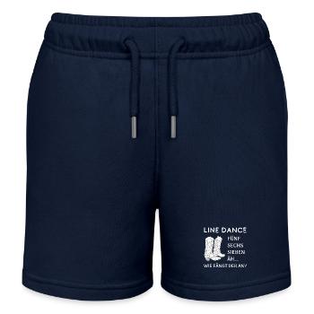 Line Dance Scherzfrage: Wie fängt der an? - Kinder Organic Joggingshorts Mini Bolter von Stanley/Stella - Navy - Vorne