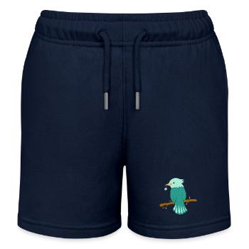 Porte-bonheur - Short de jogging enfant bio Stanley/Stella - bleu marine - Devant
