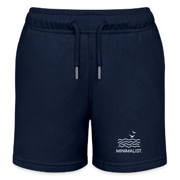 MINIMALIST - OCEAN - Kids Organic Sweat Shorts by Stanley/Stella - navy - Front