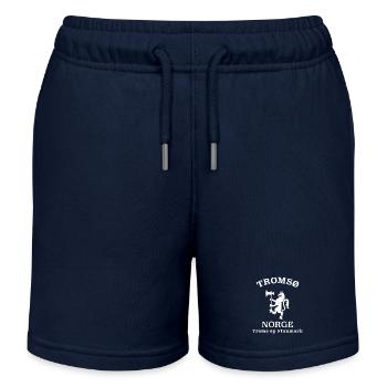 Tromsø, Norway, Norway - Kids Organic Sweat Shorts by Stanley/Stella - navy - Front