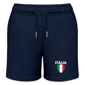 Armoiries de l’Italie - Italie - Italie - Italia - Short de jogging enfant bio Stanley/Stella - bleu marine - Devant