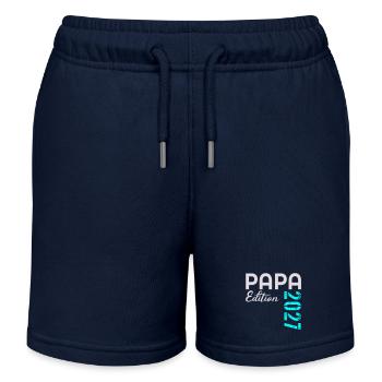 BABY DAD 2027 EDITION - Kids Organic Sweat Shorts by Stanley/Stella - navy - Front