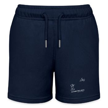 Ich Komm Bald Nach Schule – Schulanfang - Kinder Organic Joggingshorts Mini Bolter von Stanley/Stella - Navy - Vorne