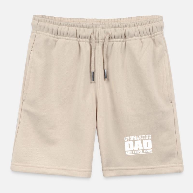 Turnen Papa Unterstützung Mit Stolz Kinder Organic Joggingshorts Mini Bolter von Stanley/Stella