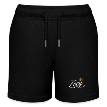 Zoey Nom pour Femme Enfant Tout-petit - Zoey Custom - Short de jogging enfant bio Stanley/Stella - bleu marine - Devant
