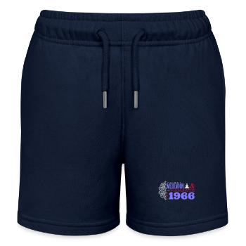 Legendärer Soul seit 1966 - 59 Jahre Stärke - Kinder Organic Joggingshorts Mini Bolter von Stanley/Stella - Navy - Vorne