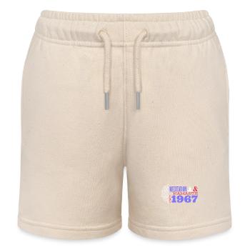 Zeitlose Vibes seit 1967 - 58 Jahre jung - Kinder Organic Joggingshorts Mini Bolter von Stanley/Stella - Natur - Vorne