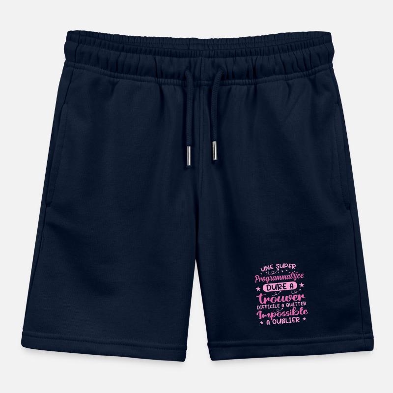 Une Super Programmatrice - Cadeau programmatrice Short de jogging enfant bio Stanley/Stella