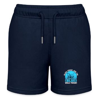 La croisière Blues rejoint la Blue Whale Parade - Short de jogging enfant bio Stanley/Stella - bleu marine - Devant