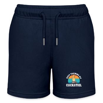 Ornithologist Weiro parrot lover is thus - Kids Organic Sweat Shorts by Stanley/Stella - navy - Front