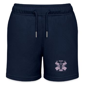Mediziner Symbol Arzt Ärztin Krankenschwester - Kinder Organic Joggingshorts Mini Bolter von Stanley/Stella - Navy - Vorne