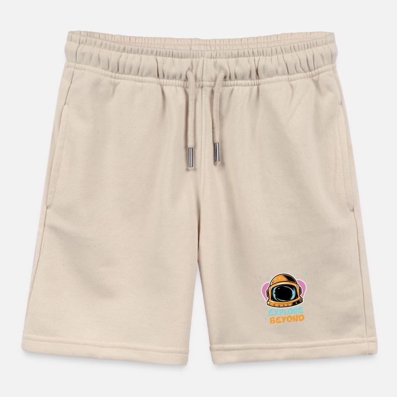 Space Astronaut - Explore Beyond Kids Organic Sweat Shorts by Stanley/Stella