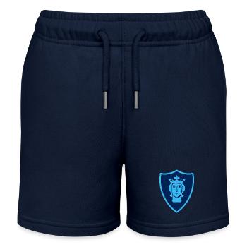 Stockholmer Stolz - Kinder Organic Joggingshorts Mini Bolter von Stanley/Stella - Navy - Vorne