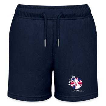 Liverpool - Kids Organic Sweat Shorts by Stanley/Stella - navy - Front