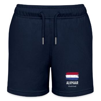 Alkmaar - Kinder Organic Joggingshorts Mini Bolter von Stanley/Stella - Navy - Vorne