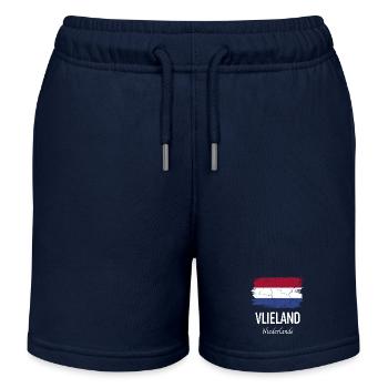 Vlieland - Kinder Organic Joggingshorts Mini Bolter von Stanley/Stella - Navy - Vorne