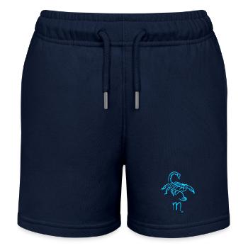 Scorpion - Short de jogging enfant bio Stanley/Stella - bleu marine - Devant