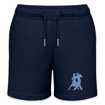 Danse Minimaliste Silhouette Latino-Américaine - Short de jogging enfant bio Stanley/Stella - bleu marine - Devant