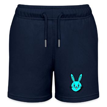 Hase Ostern - Kinder Organic Joggingshorts Mini Bolter von Stanley/Stella - Navy - Vorne