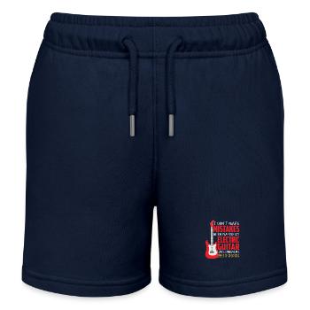 Electric guitar - Kids Organic Sweat Shorts by Stanley/Stella - navy - Front