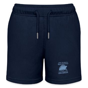 Leben ohne Kreuzfahrt ist möglich aber sinnlos - Kinder Organic Joggingshorts Mini Bolter von Stanley/Stella - Navy - Vorne
