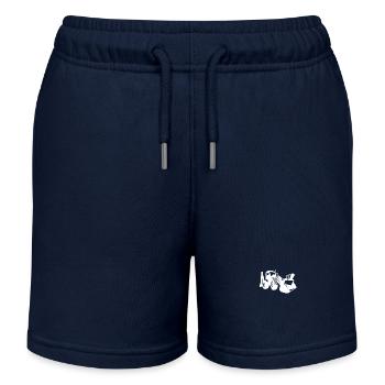Pilote de pelle Chargeuse sur pneus Pelle - Short de jogging enfant bio Stanley/Stella - bleu marine - Devant