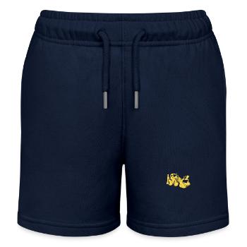 Pilote de pelle Chargeuse sur pneus Pelle - Short de jogging enfant bio Stanley/Stella - bleu marine - Devant