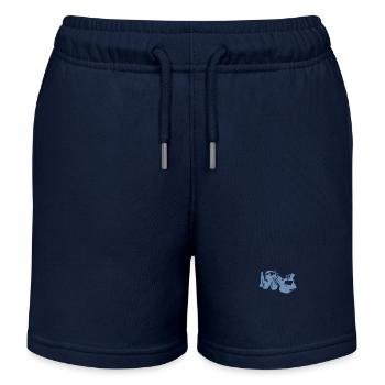 Pilote de pelle Chargeuse sur pneus Pelle - Short de jogging enfant bio Stanley/Stella - bleu marine - Devant