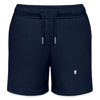 süße Kuh minimalistisch pocket design - Kinder Organic Joggingshorts Mini Bolter von Stanley/Stella - Navy - Vorne