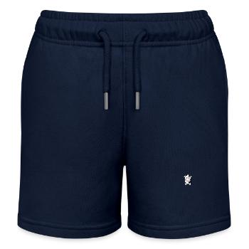 süße Kuh minimalistisch pocket design - Kinder Organic Joggingshorts Mini Bolter von Stanley/Stella - Navy - Vorne