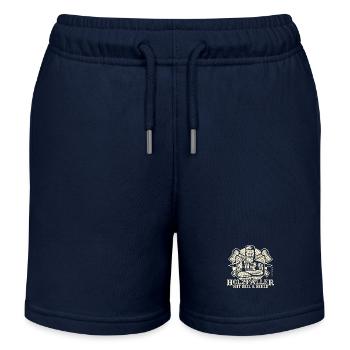 Holzfäller Mit Beil und Seele - Kinder Organic Joggingshorts Mini Bolter von Stanley/Stella - Navy - Vorne