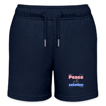 Santé mentale - Short de jogging enfant bio Stanley/Stella - bleu marine - Devant