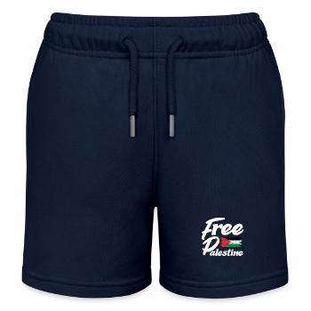 Drapeau de la Palestine - Short de jogging enfant bio Stanley/Stella - bleu marine - Devant