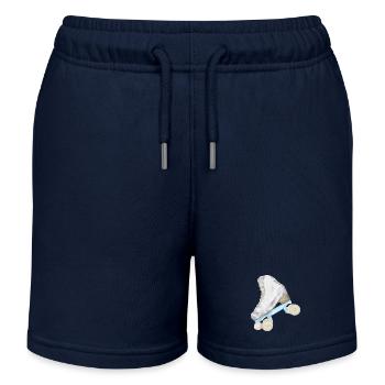 patin a roulette roller - Short de jogging enfant bio Stanley/Stella - bleu marine - Devant