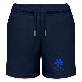 God bless you - Kids Organic Sweat Shorts by Stanley/Stella - navy - Front