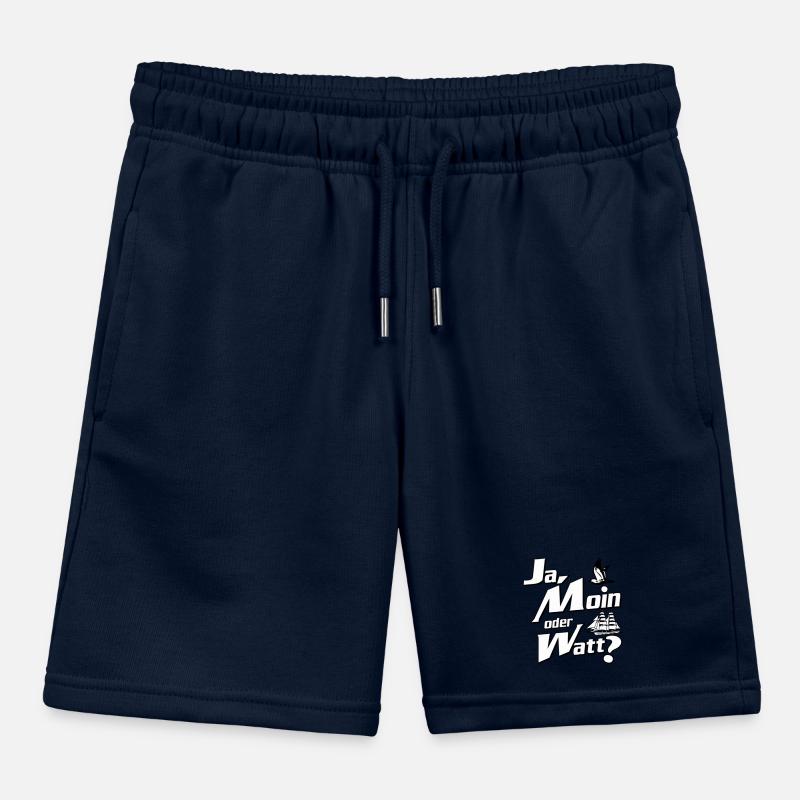 Ja Moin oder Watt? Short de jogging enfant bio Stanley/Stella