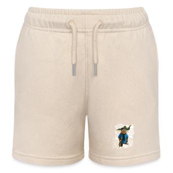 Patin Castor - Short de jogging enfant bio Stanley/Stella - écru doux - Devant