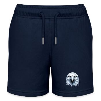 Eagle Bald Eagle Golden Eagle White-tailed Eagle - Kids Organic Sweat Shorts by Stanley/Stella - navy - Front