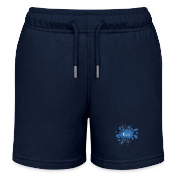 Design Work Eat Sleep - Short de jogging enfant bio Stanley/Stella - bleu marine - Devant