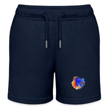 "ExON" by Acryl Galerie & Design - Kinder Organic Joggingshorts Mini Bolter von Stanley/Stella - Navy - Vorne